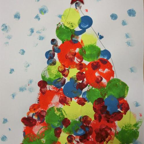 Weihnachtliche Zeichnungen