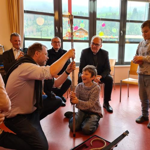 Besuch vom Bischof