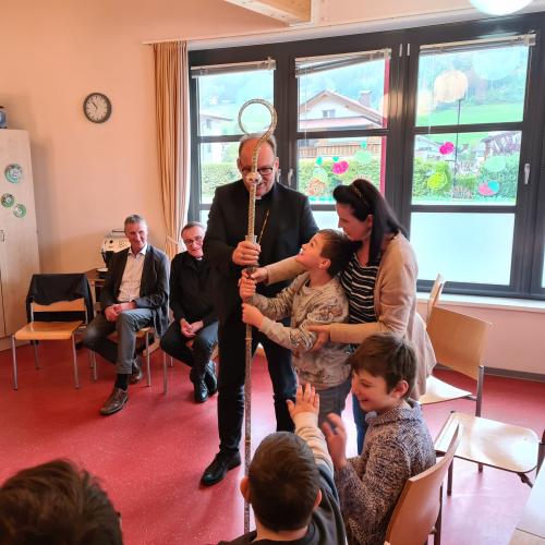 Besuch vom Bischof