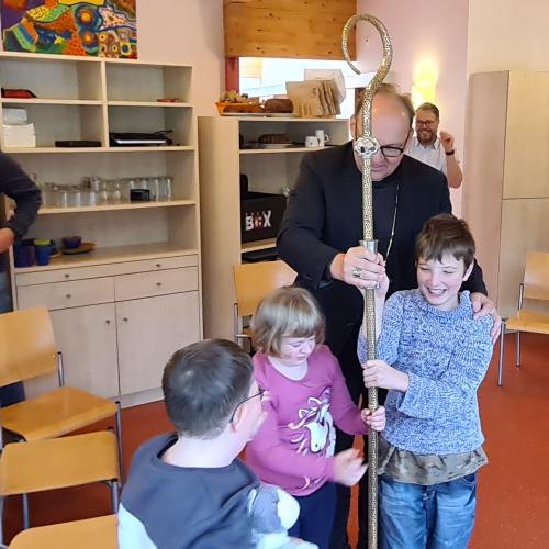 Besuch vom Bischof