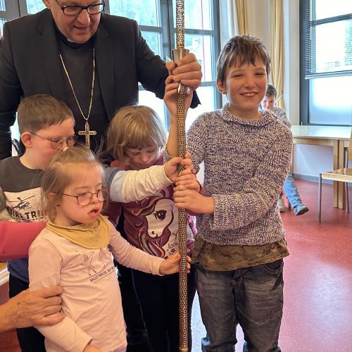 Besuch vom Bischof
