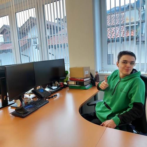 Besuch beim Bürgermeister