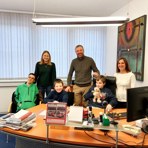 Besuch beim Bürgermeister