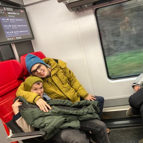 Überraschungsbesuch David