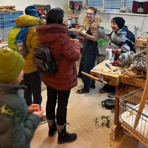 Überraschungsbesuch David