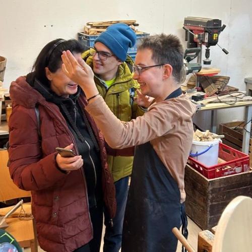 Überraschungsbesuch David