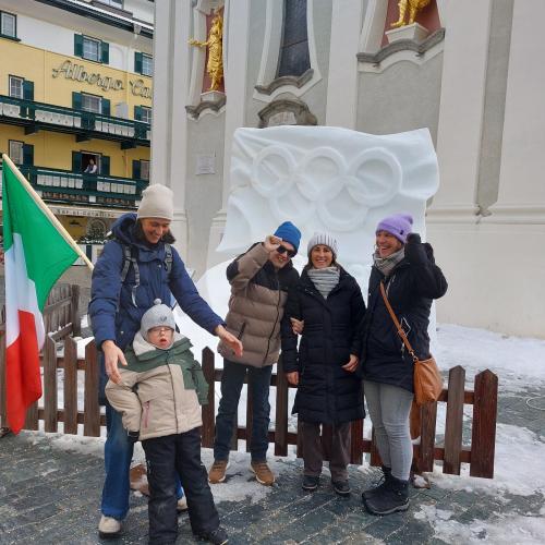 Innichen Schneeskulpturen