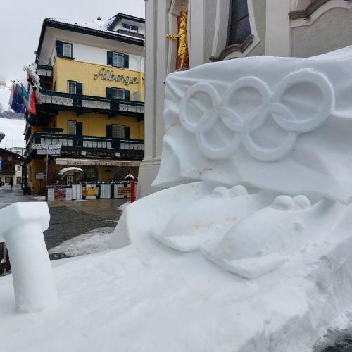 Innichen Schneeskulpturen