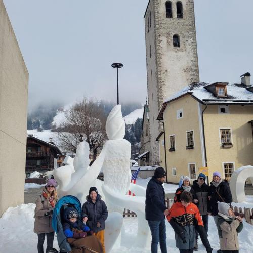 Innichen Schneeskulpturen