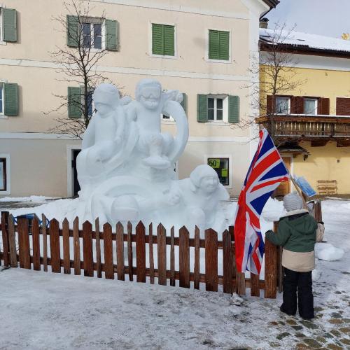 Innichen Schneeskulpturen